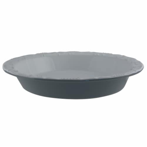 Taste of Home 9 x 1.5 inch Stoneware Pie Plate Set of 2 Perspective: left