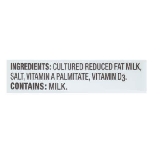 Purity Cultured 1.5% Reduced Fat Buttermilk Perspective: left