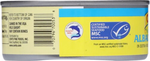 Cento® Solid White Albacore Tuna in Olive Oil Perspective: left