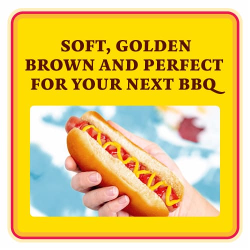 Aunt Hattie's Potato Hot Dog Buns Perspective: left