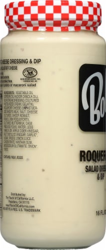 Bob's Famous Roquefort Salad Dressing & Dip Perspective: left
