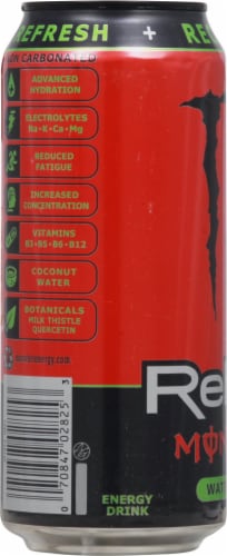 Monster® Rehab® Watermelon Energy Drink Perspective: left