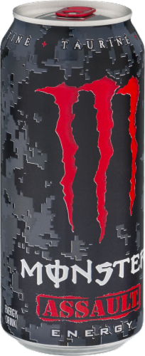 Monster Energy® Assault Drink Perspective: left