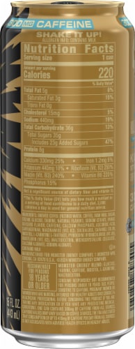 Monster Killer Brew Mean Bean Energy Drink Can Perspective: left