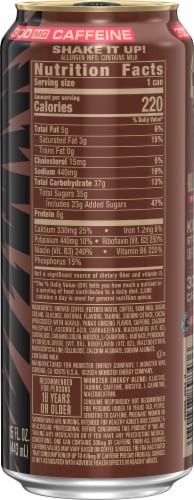 Monster Killer Brew Loca Moca Energy Drink Can Perspective: left