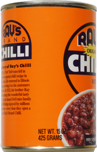 Ray's Original Chilli with Beans Perspective: left