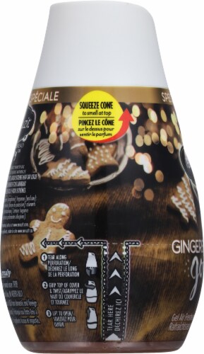 Renuzit® Adjustable Gingerbread Joy™ Gel Air Freshener Perspective: left