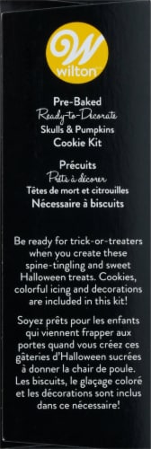 Wilton® Skulls and Pumpkin Cookie Kit Perspective: left