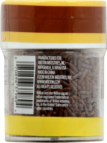 Wilton® Chocolate Jimmies Perspective: left