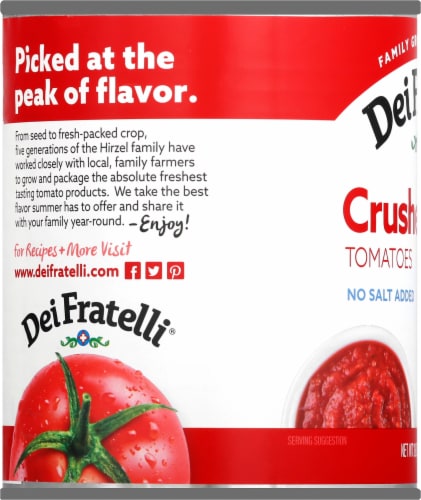 Dei Fratelli Crushed Tomatoes Perspective: left
