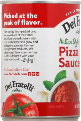 Dei Fratelli Italian Style Pizza Sauce Perspective: left