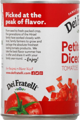 Dei Fratelli Petite Diced Tomatoes Perspective: left