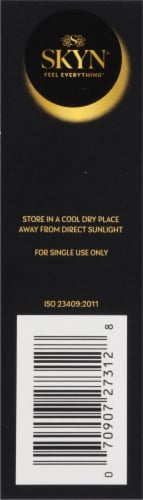 LifeStyles Skyn® Original Natural Feeling Non-Latex Lubricated Condoms Perspective: left