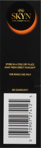 SKYN® Feel Everything® Elite Large Non-Latex Lubricated Condoms Perspective: left