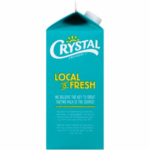 Crystal Creamery Cultured Low Fat Buttermilk Perspective: left