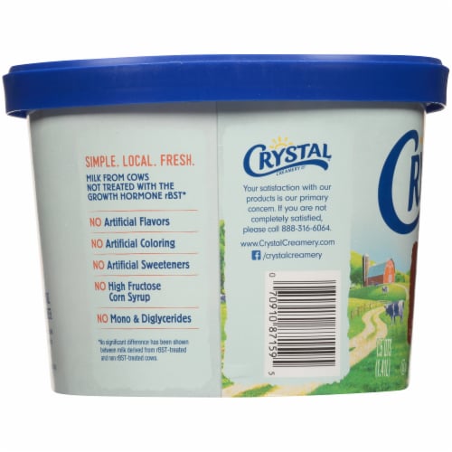 Crystal Creamery Chocolate Avalanche Ice Cream Perspective: left
