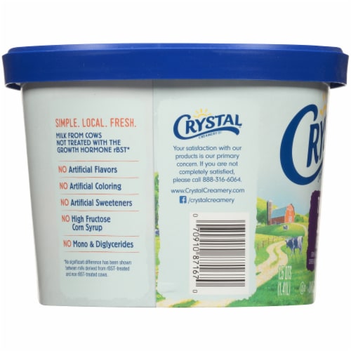 Crystal Creamery Tin Roof Sundae Ice Cream Perspective: left