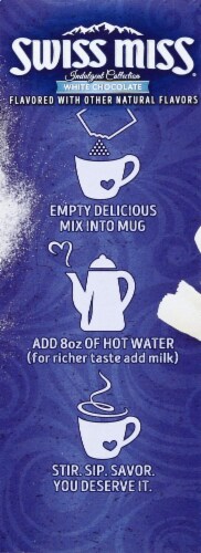 Swiss Miss® Indulgent Collection White Chocolate Hot Drink Mix Envelopes Perspective: left