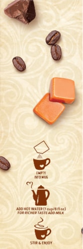 Swiss Miss® Cafe Blends Caramel Macchiato Hot Cocoa Coffee Mix Perspective: left