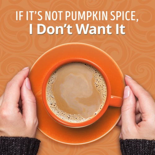 Swiss Miss Pumpkin Spice Flavored Hot Cocoa Mix Perspective: left