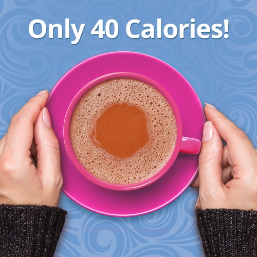 Swiss Miss® Reduced Calorie Milk Chocolate Hot Cocoa Mix Perspective: left