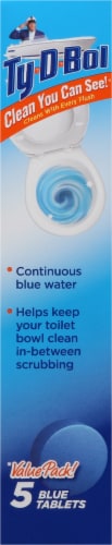 Ty-D-Bol® Bowl Cleaner Blue Tablets Value Pack Perspective: left