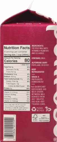 Alpenrose® Fat Free Skim Milk Perspective: left