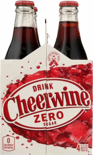 Cheerwine® Zero Sugar Soda Perspective: left