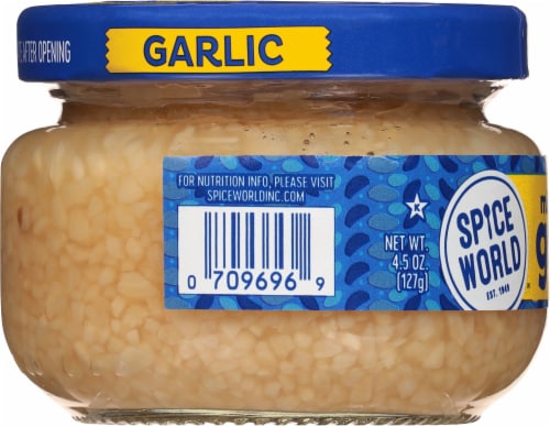 Spice World™ Minced Garlic Perspective: left