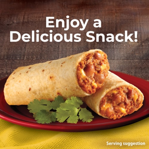 El Monterey® Family Size Beef, Bean & Cheese Flavor Frozen Chimichangas Perspective: left