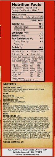 El Monterey® Steak & Cheese Frozen Flour Taquitos Perspective: left