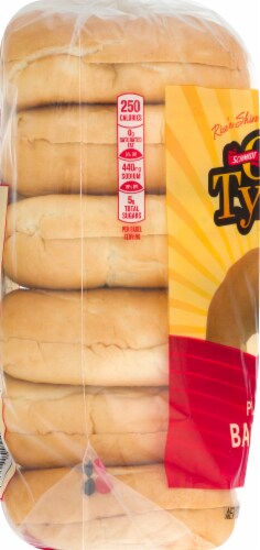 Old Tyme® Plain Bagels Perspective: left
