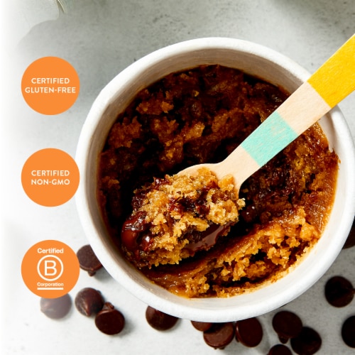 King Arthur Single Serve Chocolate Chip Cookie Mix, Gluten-Free, Non-GMO Verified Perspective: left