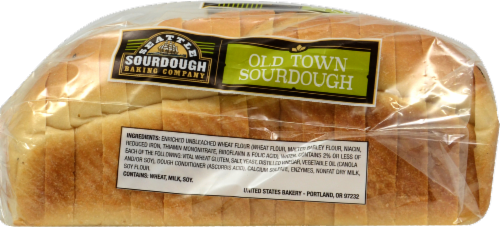 Seattle Old Town Sourdough Sliced Bread Perspective: left