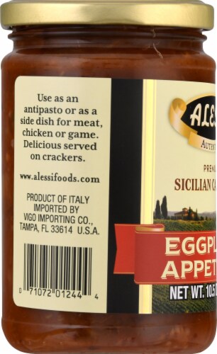 Alessi Sicilian Caponata Eggplant Appetizer Perspective: left