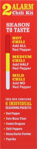 Wick Fowler's® Texas Style 2 Alarm® Chili Kit Perspective: left