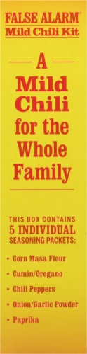 Wick Fowler's® False Alarm Mild Chili Kit Perspective: left