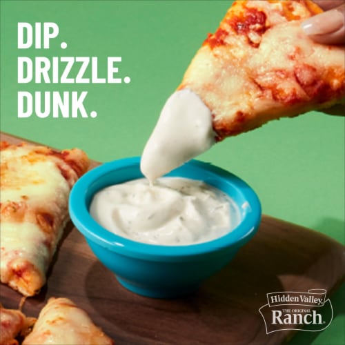 Hidden Valley Original Ranch Dipping Sauce and Salad Dressing Perspective: left