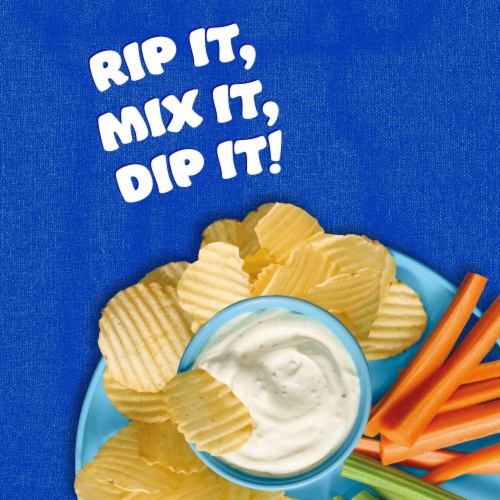 Hidden Valley Original Ranch Dips Mix Packet Perspective: left