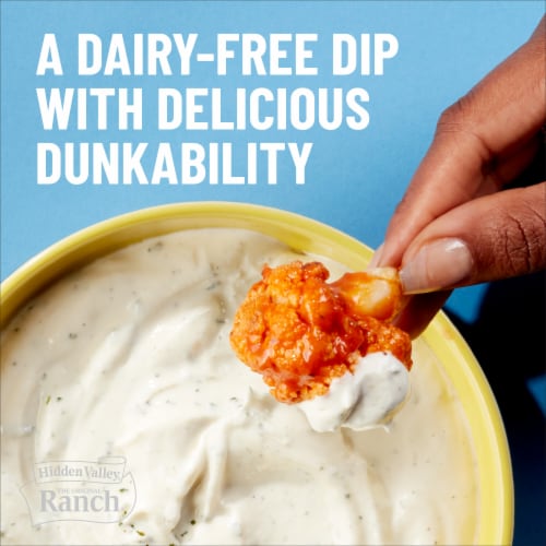 Hidden Valley The Original Ranch Vegan Plant Powered Dairy Free Ranch Dressing Perspective: left