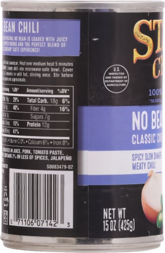 Stagg® Classic No Bean Chili Perspective: left