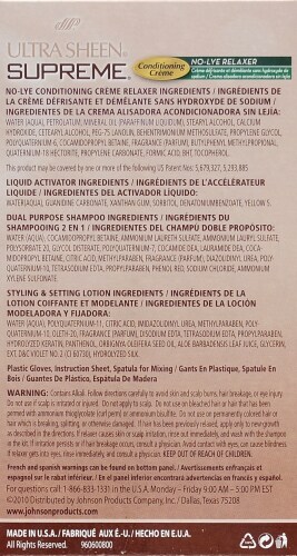 Ultra Sheen Supreme Regular Conditioning Creme No-Lye Relaxer Perspective: left