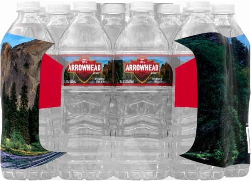 Arrowhead® Mountain Spring Bottled Water Perspective: left
