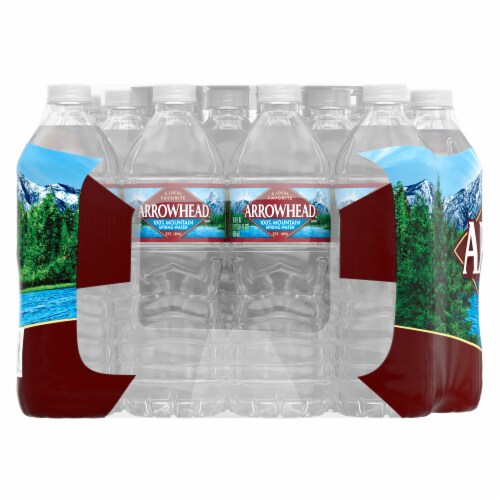 Arrowhead® Mountain Spring Bottled Water Perspective: left