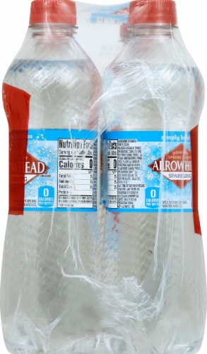 Arrowhead Simply Bubbles Sparkling Mountain Spring Water Perspective: left
