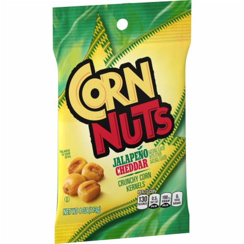 Corn Nuts Jalapeño Cheddar Corn Kernels Perspective: left