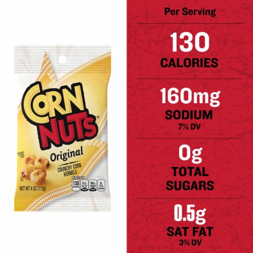 Corn Nuts ® Original Crunchy Corn Kernels Snack, 4 oz. Perspective: left