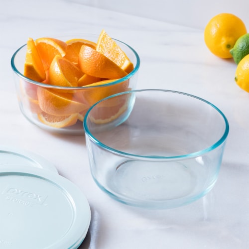 Pyrex Glass Food Storage Containers Perspective: left