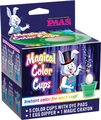 Paas Magical Color Cups Egg Decorating Kit Perspective: left