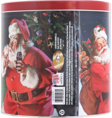 GiftPop Holiday Coke Santa Popcorn Perspective: left